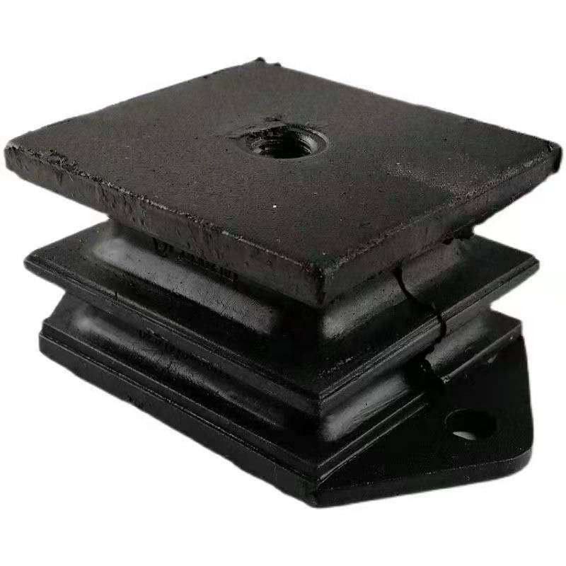 Shacman F2000 Engine Blaen Rwber Mount DZ9114593001 Cryfder Uchel Clustog Amsugnwr Sioc